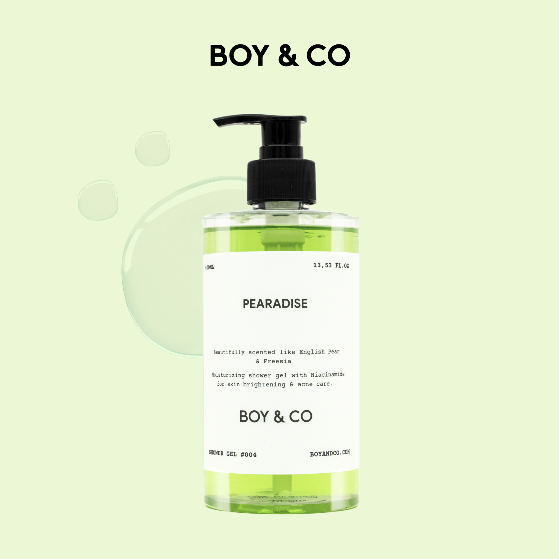 BOY & CO Aromatic Shower Gel Pearadise 400ml