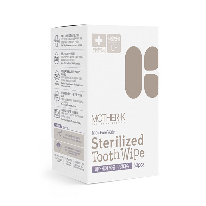 MOTHER-K Sterilized Tooth Wipe (30pcs)