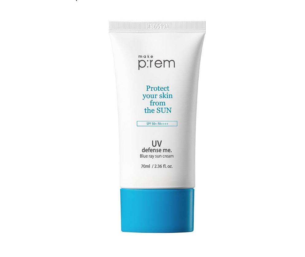 Make Prem UV Defense Me Blue Ray Sun Cream SPF 50 PA ++++ 10ml / 70ml