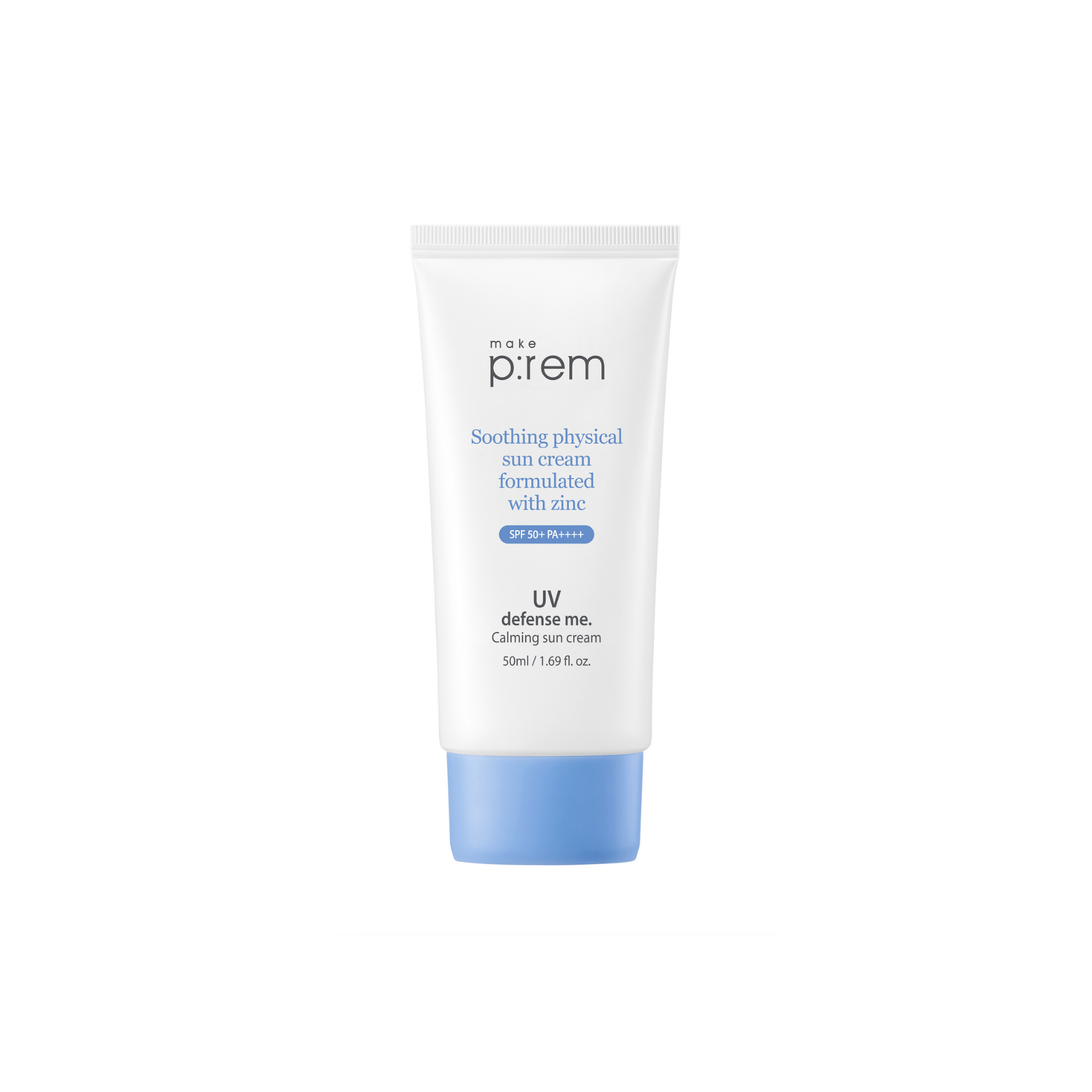 Make Prem UV Defense Me Calming Sun Cream SPF 50+ PA++++ 20ml / 50ml