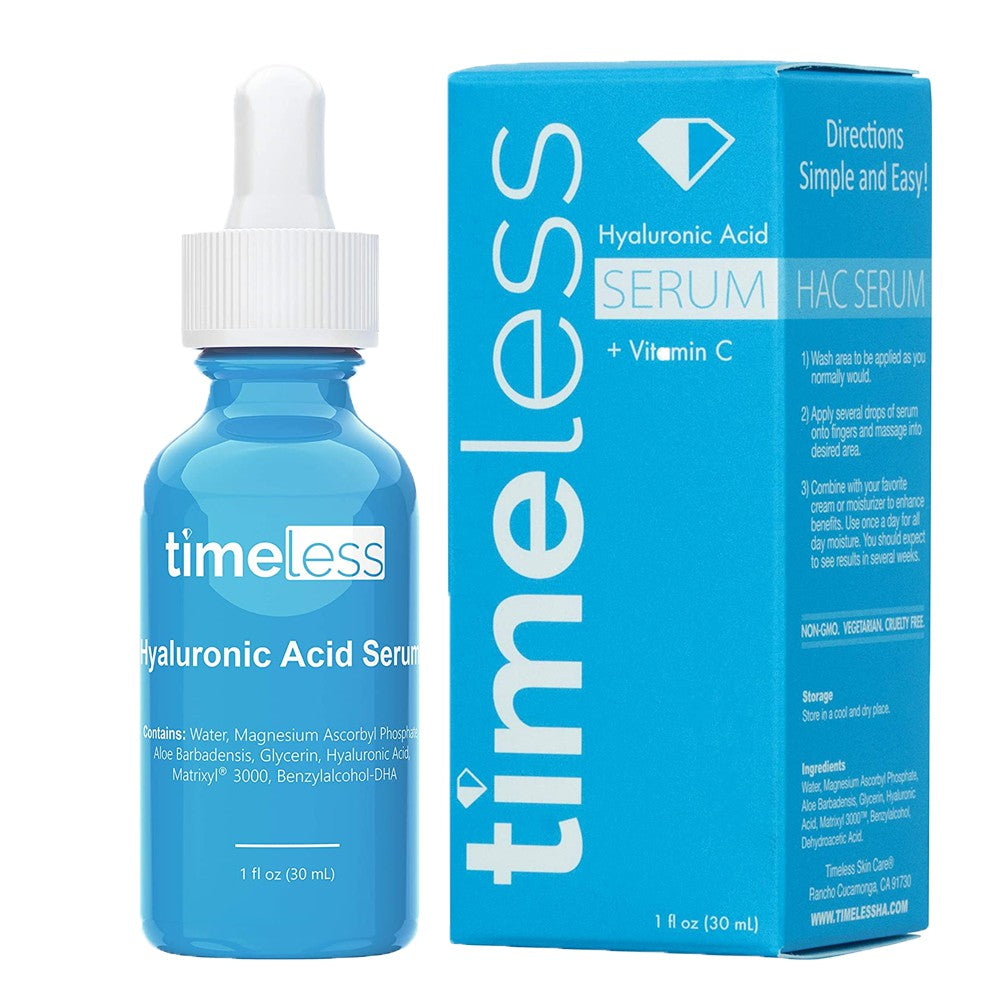 Timeless Hyaluronic Acid Serum + Vitamin C 30ml / 60ml / 240ml