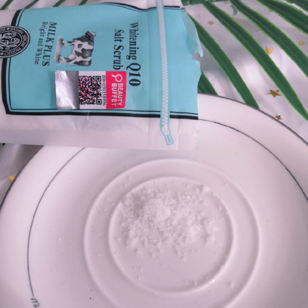 Beauty Buffet Scentio Milk Plus Whitening Q10 Salt Scrub 300g